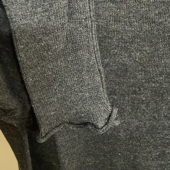 Zara turtle neck knit charcoal grey top - Picture 8 of 11